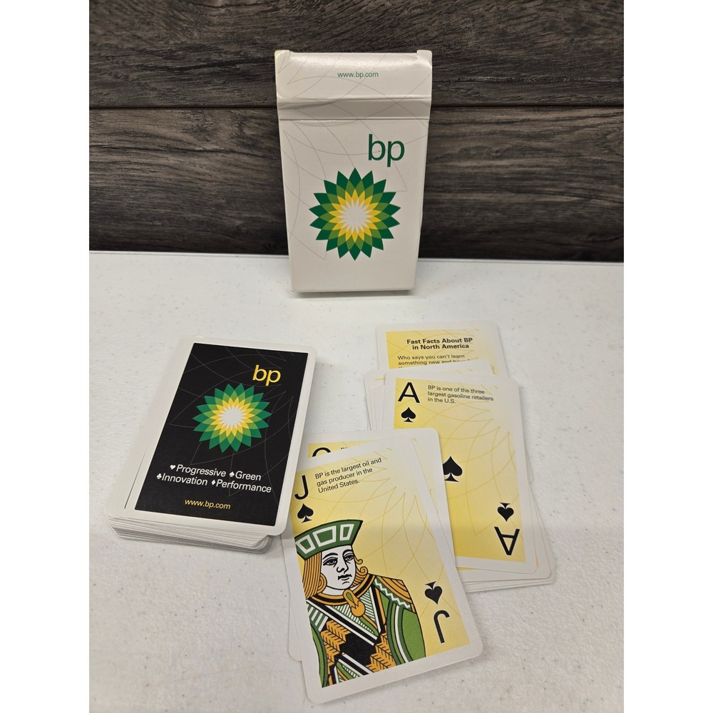 BP British Petroleum Promotional Playing Cards Deck Corporate Logo Collectible